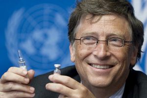 Bill Gates promoting vaccines to reduce our carbon footprint