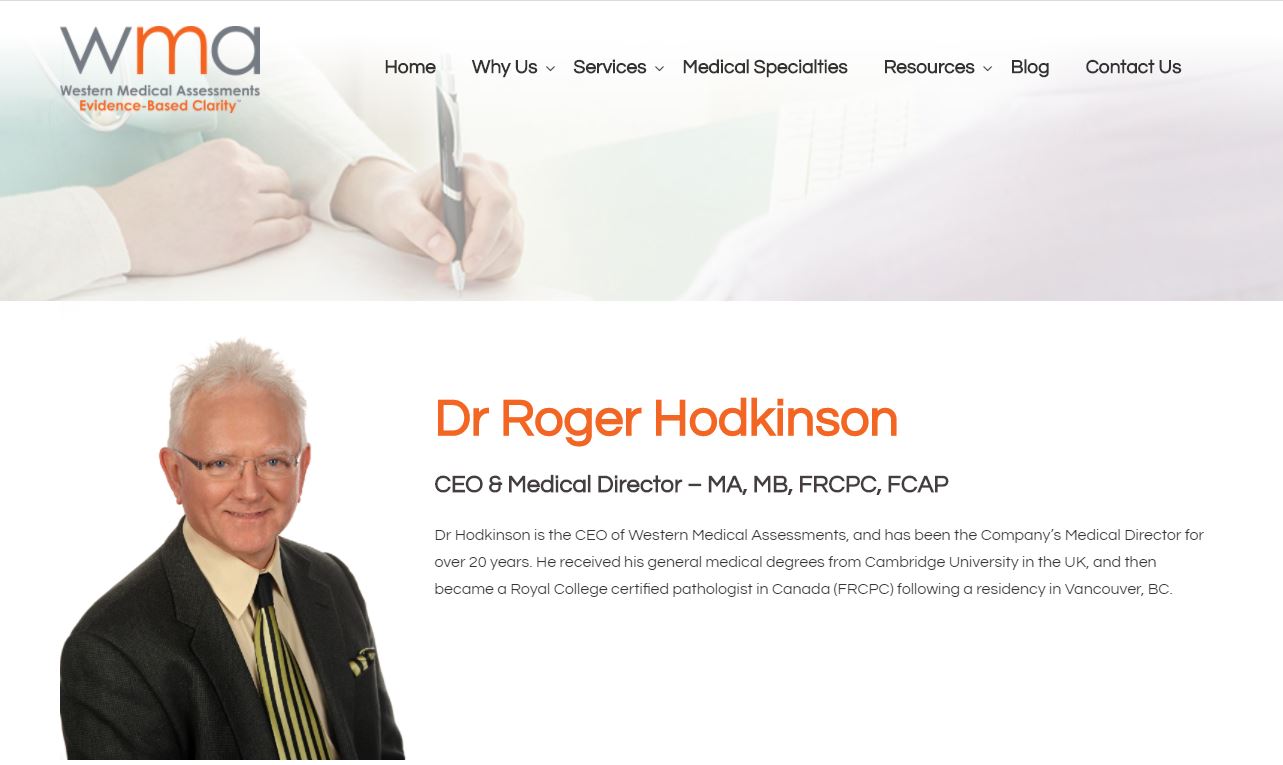 dr roger hodkinson